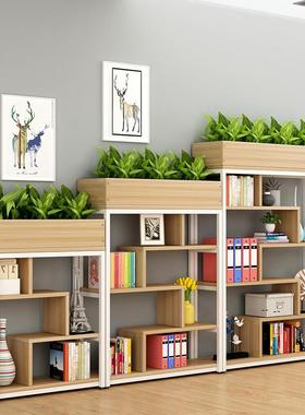 艺隔断置铁物办室装饰架餐厅创意屏架风花架落地工8675业风公展示