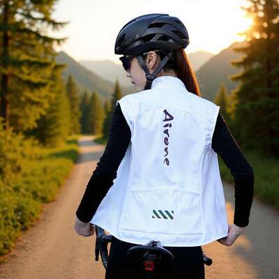 「秋冬新品--AIRONE」男女三层复合超加绒骑行保暖防风马甲