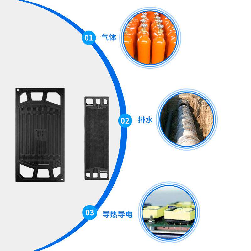 极石墨双板高导电氢燃料电钒纯液流电池不渗耐石墨双极漏高温厂家