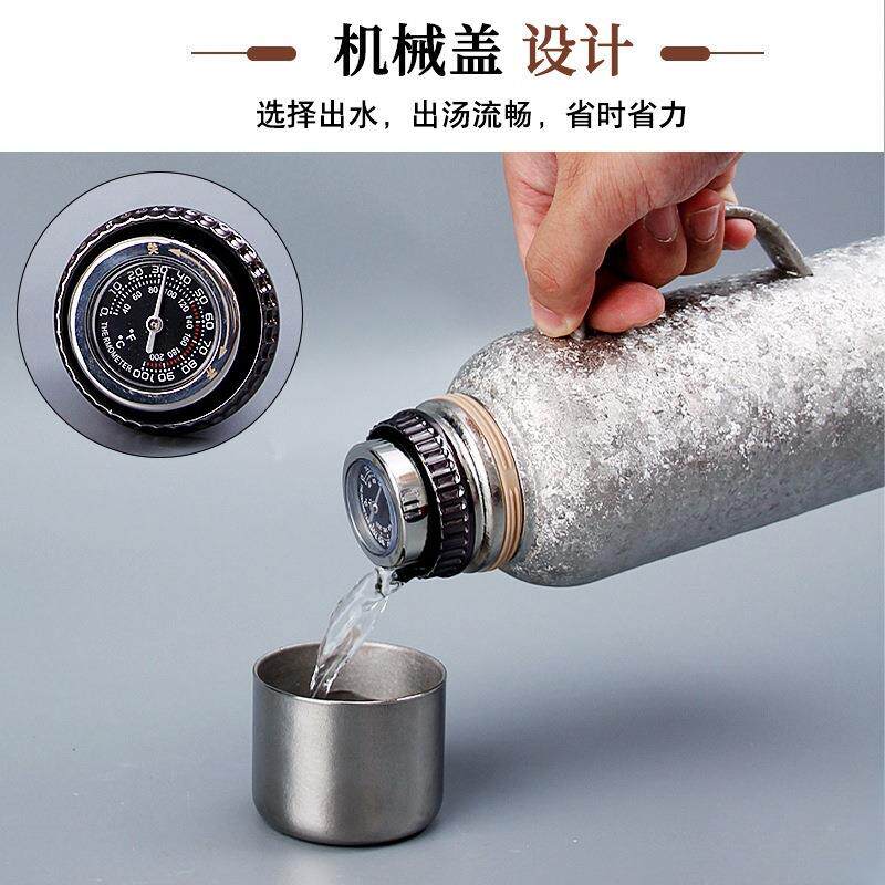 纯钛保温大壶机显温家壶传容量保温瓶送礼商械务年会高端礼品743