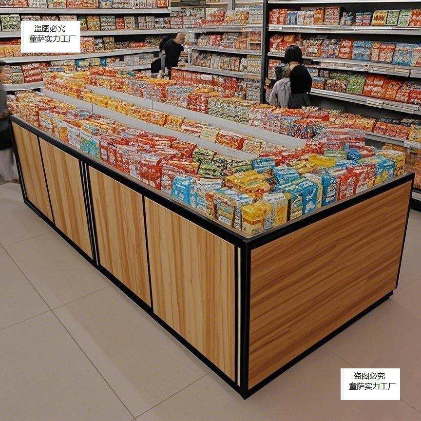 柜超市货架展示架散称食品柜中514岛货柜糖果干果干货散货散装零