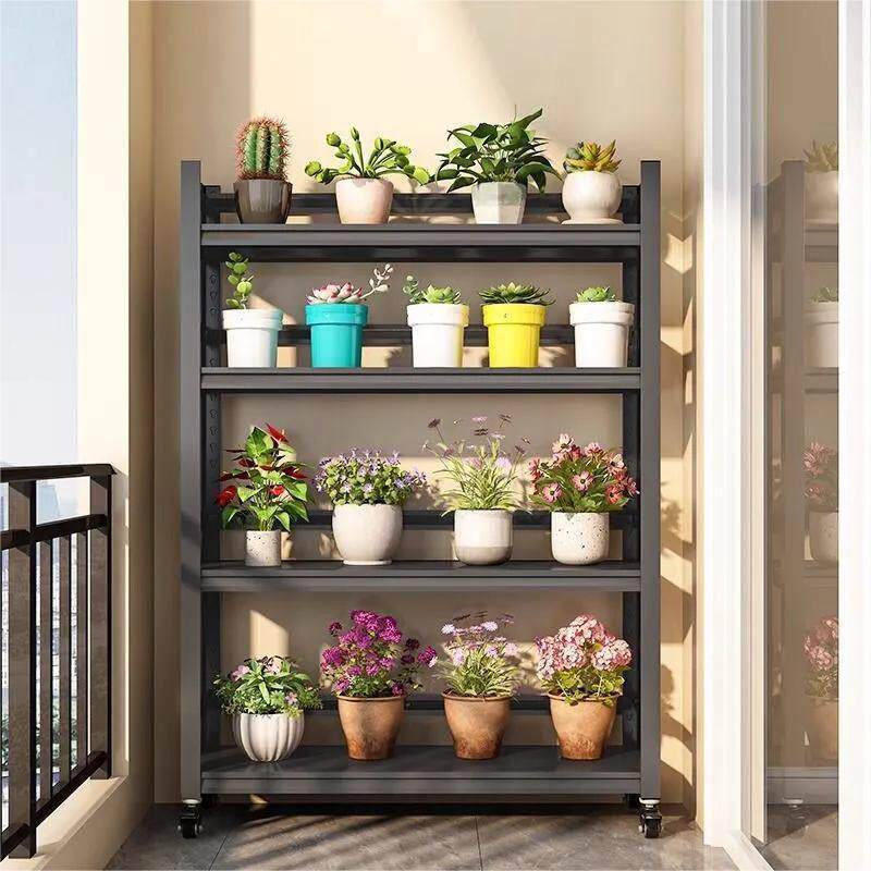 多层花落架AL655231子约露台庭花院阳台室内地式花盆置物架简隔断