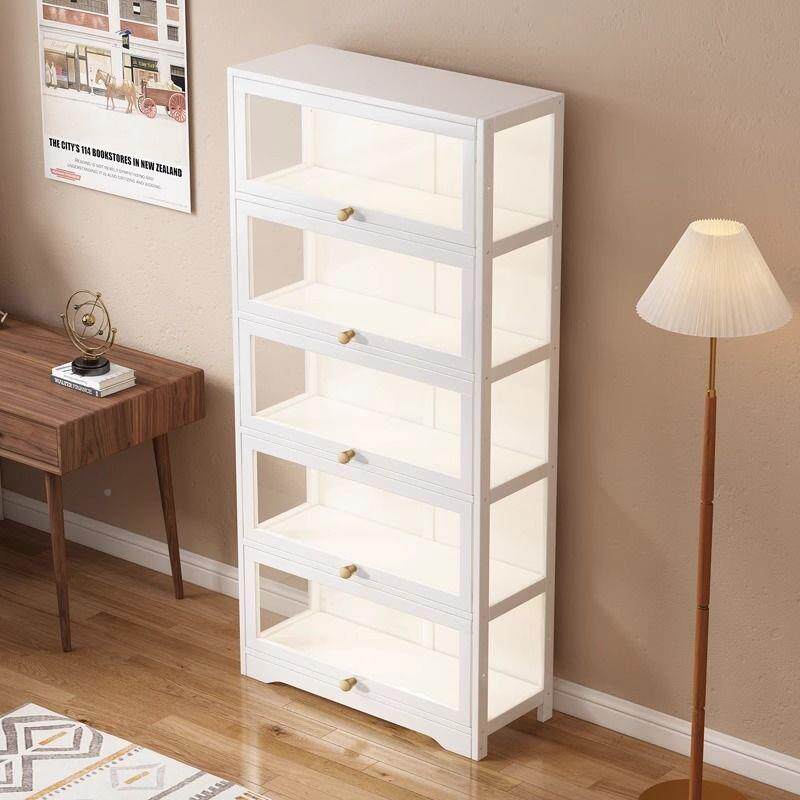 克架力展示柜儿童书架置物落地家用书参考详情柜代现简约防尘亚夹