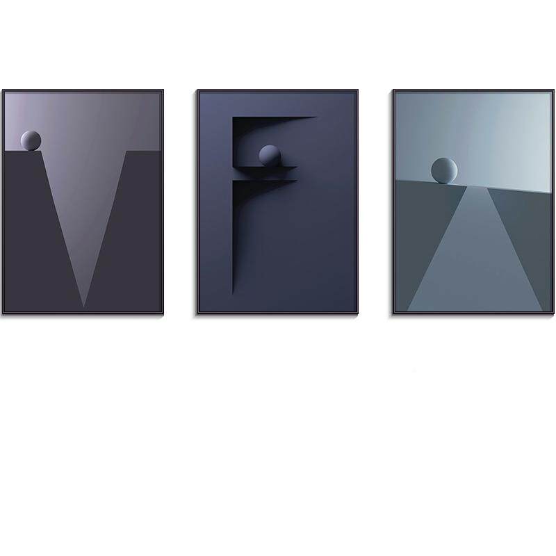 简约26英文字母客厅装饰画创意个性沙发现背景办墙代公SF627822室