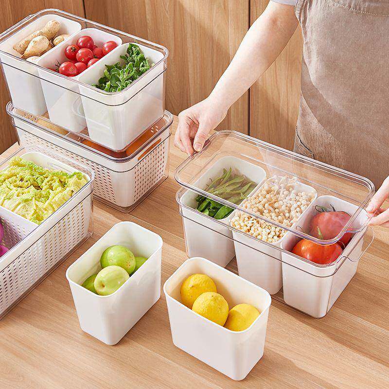 冰箱收纳饺品盒281食级水果盒密封保鲜冷冻子速冻用盒厨房储物分