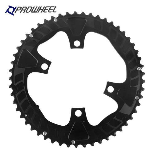 pROAD盘rowhee0l盟公路车牙盘39T/53T8盘片4孔11BCD盘片兼容R7浩0