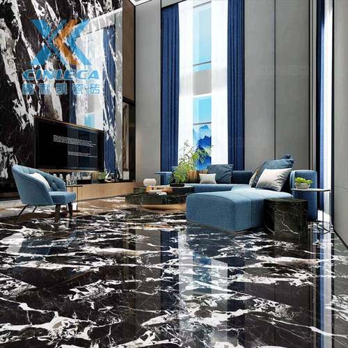75轻0X5010大板砖通体大理石现代奢客厅地砖别墅厂标K酒店TV奢石