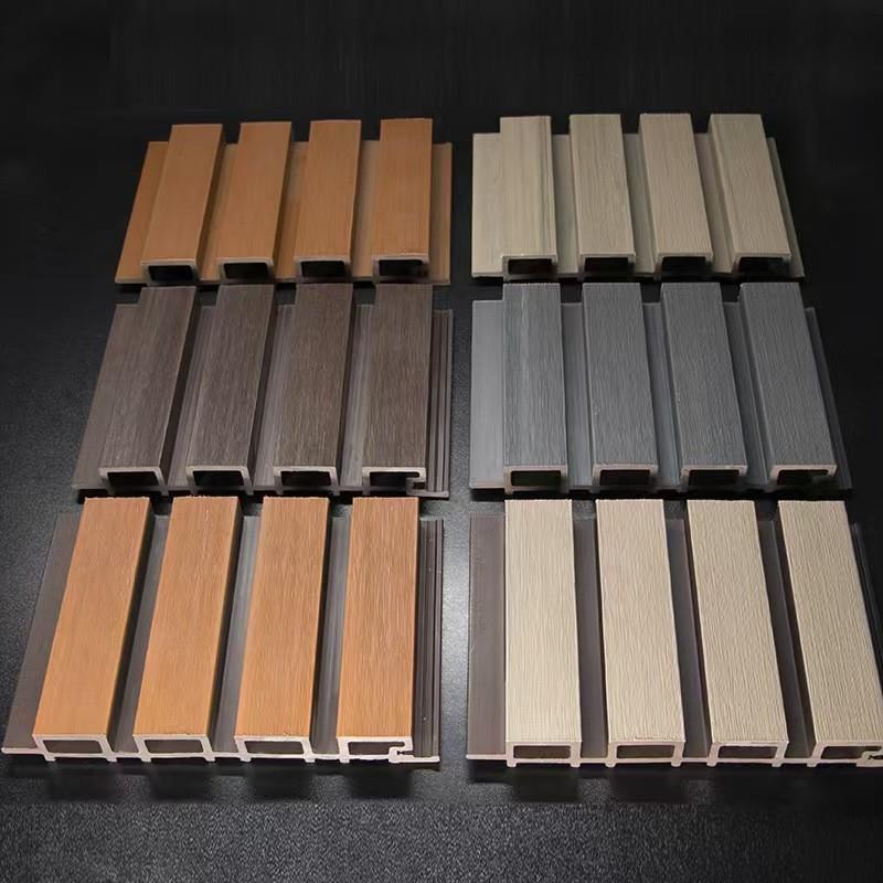 广栅州塑木长城户外板塑木格LQM别庭院护栏二代木塑墙板墅塑木围