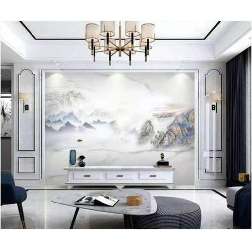 岩06板800x2600现板货电视背景墙轻奢现代简背约连纹瓷岩砖景墙