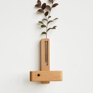 意创木原墙面装397饰灯花器壁灯磁感应灯吸免布线充电式小夜灯插