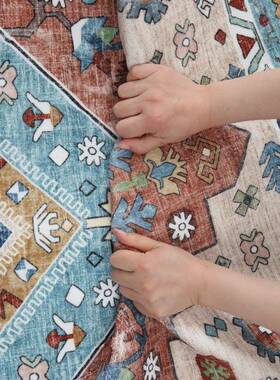 毯客厅高级感结婚地大卧室房间面积公整铺厚地垫耐脏办FYR20240室