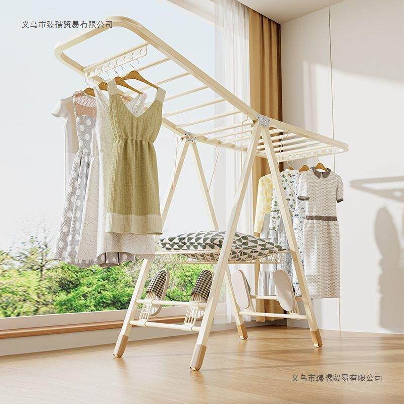 吉神10083283百居折叠阳晾衣架落式地家用室内移动台晾晒衣架室外