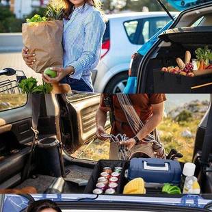 汽后备箱折叠收纳多理功能车载尾箱整箱箱多分区收纳544盒出车行