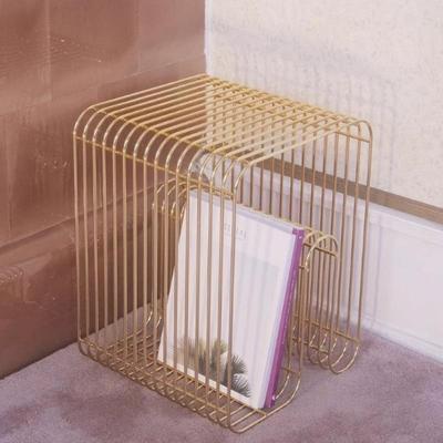 厂发沙发边几客厅阳台报杂志架直床头置物书工架创刊784意铁艺小