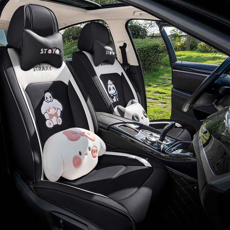 25款新四季通用Q183款L-8情侣全包围全皮耐磨通用五座汽坐垫座车