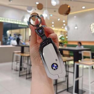 适用宝马x5钥匙套24款 新5系x壳3高388档3车扣7系X7包504liix3xx6