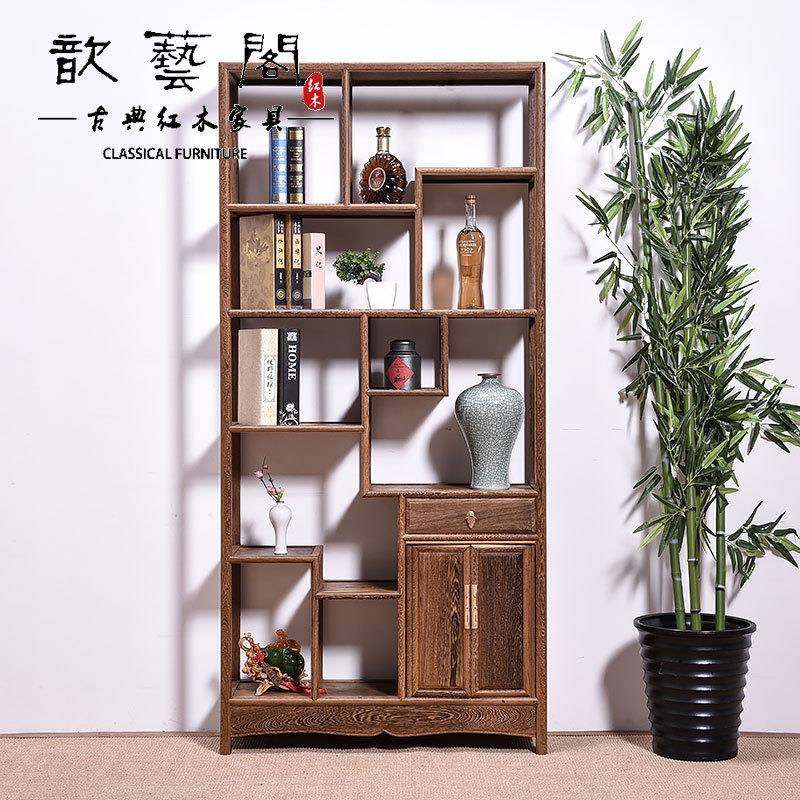 红木家具架鸡翅木架实木中式多LG-0053宝阁博茶叶客厅玄关隔断置,基础建材,脚轮/万向轮,淘宝优惠券,粉丝福利购,淘宝优惠卷