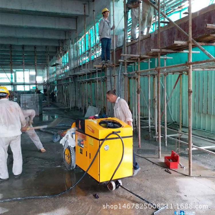 工地962二浇结构石砂细浆筑机水泥混凝土泵车次灌二次构造柱用的