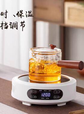 戈米厂家直2供204新款围炉电陶炉迷你小茶炉玻璃壶壶煮茶器IZX家