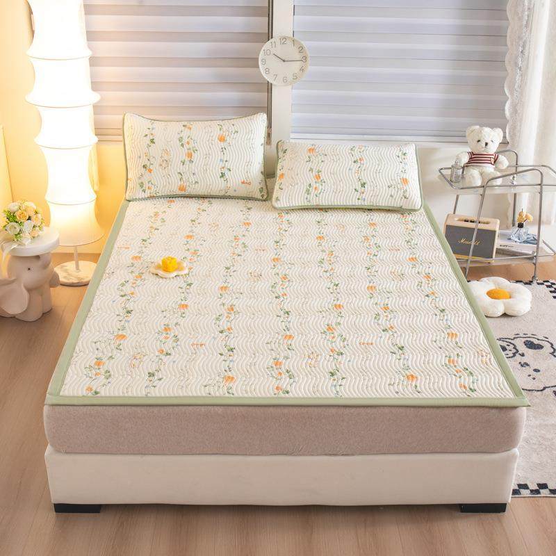 类全棉花夹床A盖时尚ins风加厚床诚笠印盖防尘罩铺棉床床盖,床上用品,床裙,淘宝优惠券,粉丝福利购,淘宝优惠卷