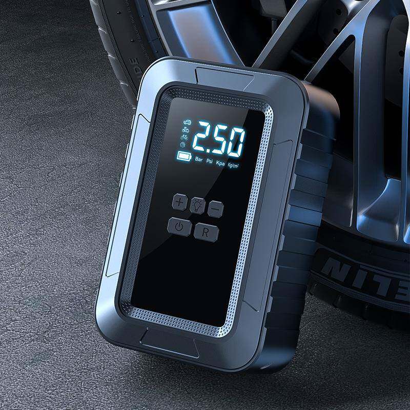 366车载无线充泵便携式汽车车用电动打气轿车胎压自气动高压筒冲