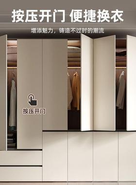 全实木改衣柜TTP家用大卧室现代简约衣橱意柜式轻奢子储物柜组合