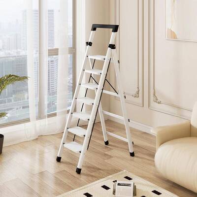 多功能阁家用折叠梯子室内加宽波浪踏板人字小梯HGN伸缩楼梯楼直