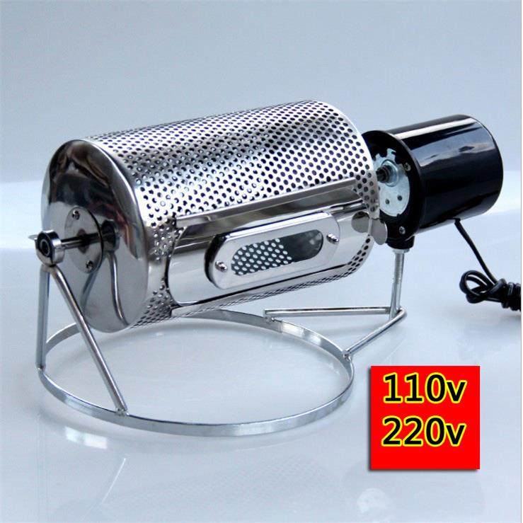 用不锈钢小型咖啡豆烘家IHA焙机烘豆机电果动干炒机炒豆货机