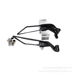 10mm孔径反镜叠倒车镜 E28适用于8mm 镜温州摩托车折后视光改装