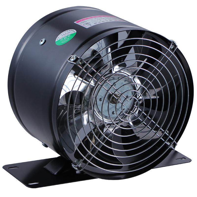 圆筒形管道排扇工业音排气风扇厨房家卫FD-200生间换气扇强用力静