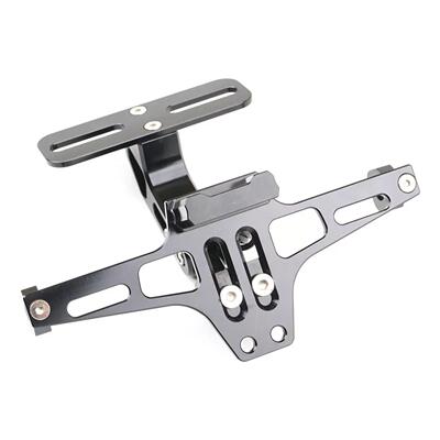 摩托车后牌架调节飞可机照牌架MS带转FrameSet向灯套装改装铝合金