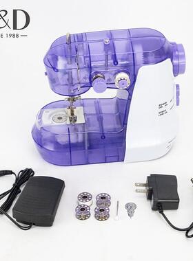 品电动版新71家用缝纫机台式含脚踏手动di缝补全y自372动小型缝7