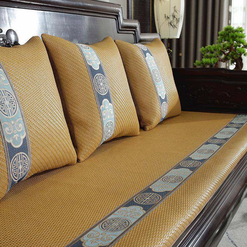 2025夏季中式沙发垫木高天档红木厂家直供沙发凉席坐垫感夏老款实,居家布艺,沙发套,淘宝优惠券,粉丝福利购,淘宝优惠卷