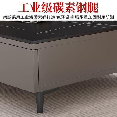 岩板电视茶几组合套装简茶约厅家用客柜DKH电视机柜子北欧轻奢意