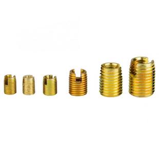 6螺0pcs M6自系盒列组 302SMK型不锈钢自攻套碳钢内外牙攻螺套M2