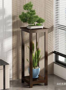 客厅电视柜S58190d两边摆设架实木中式式花台阳花台用家落地室内