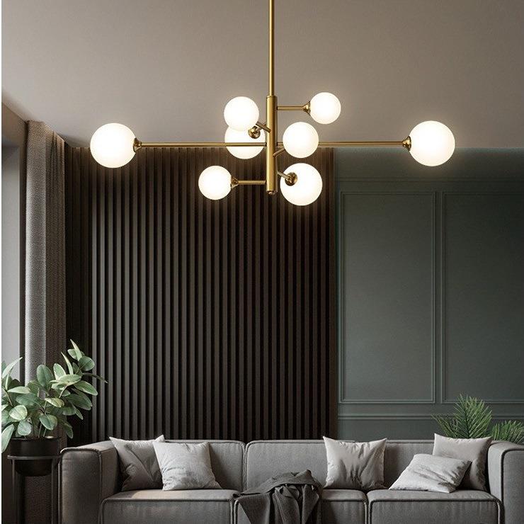 北欧创意轻奢设计个师性金室色YH6156魔豆泡泡现代简约样间餐厅板