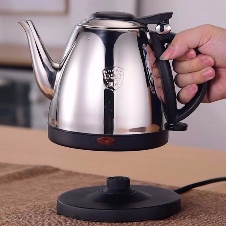 304不钢电热水壶长嘴烧水壶随手泡家用电锈壶煮QEH泡茶热水水水壶