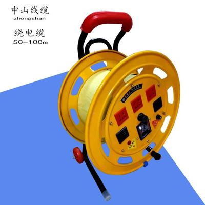 小车伸缩移动电源缆卷式盘2*52.5㎡3*4362.防铁电缆绕线电盘