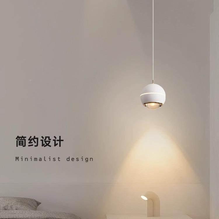 卧室床头代吊399灯北欧极简餐厅吧书房吊灯现线简约台升降调节小