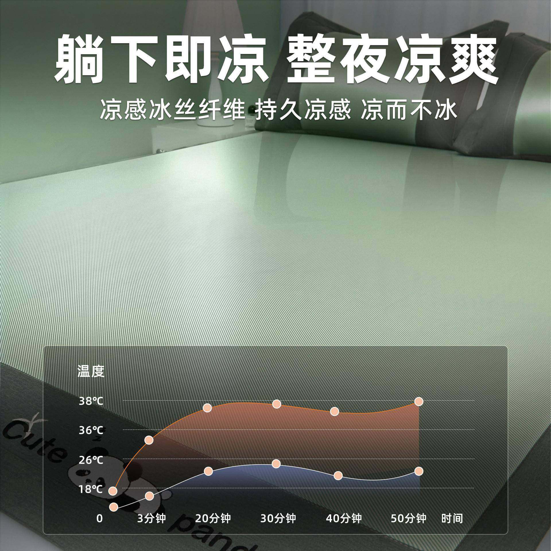 夏凉冰级丝121凉席a类母婴可席机水夏季竹子学生宿舍夏天冬洗夏两