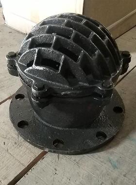 天津大站力字牌阀门-H42X6N铸铁水泵升降式-法兰底阀DN.50D350