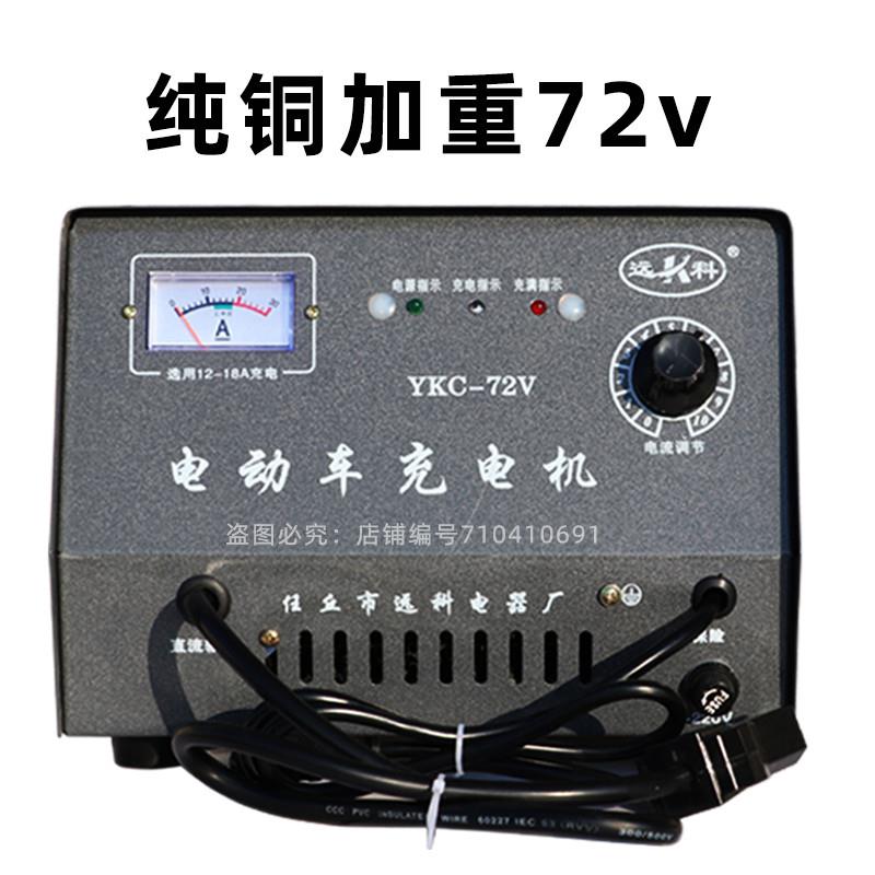 新款加重水电瓶充电器60v