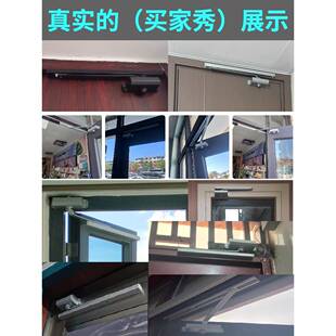 防火LY-01门入式户门槽轨道器闭门器90度定位滑开门自动液压缓冲