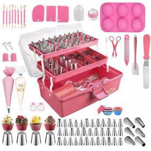 XD236PCS236件套蛋裱糕花嘴具收纳盒套装奶油裱花袋DI工Y烘焙工具