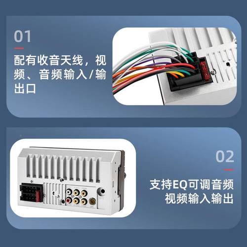 汽车mp5车l载7018b70播12b7y010bMP4MP3触摸carpa车载mp7018B5放