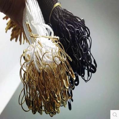 11厘米芦铜别针线吊牌绳子别针IHO服葫辅装料小吊绳吊粒手穿针绳