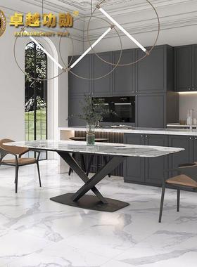 6厨001600x120020柔抛柔光轻奢大理石岩板瓷砖0客餐x厅房卫生间墙