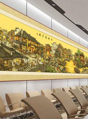 南旧RTO梦工十字绣经典收景藏名画2022新款乡线绣客厅风大幅手自