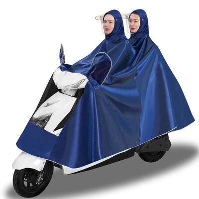 雨电动托车双人女rAh1MINT款加男大加厚电瓶车长款全衣身摩防暴雨